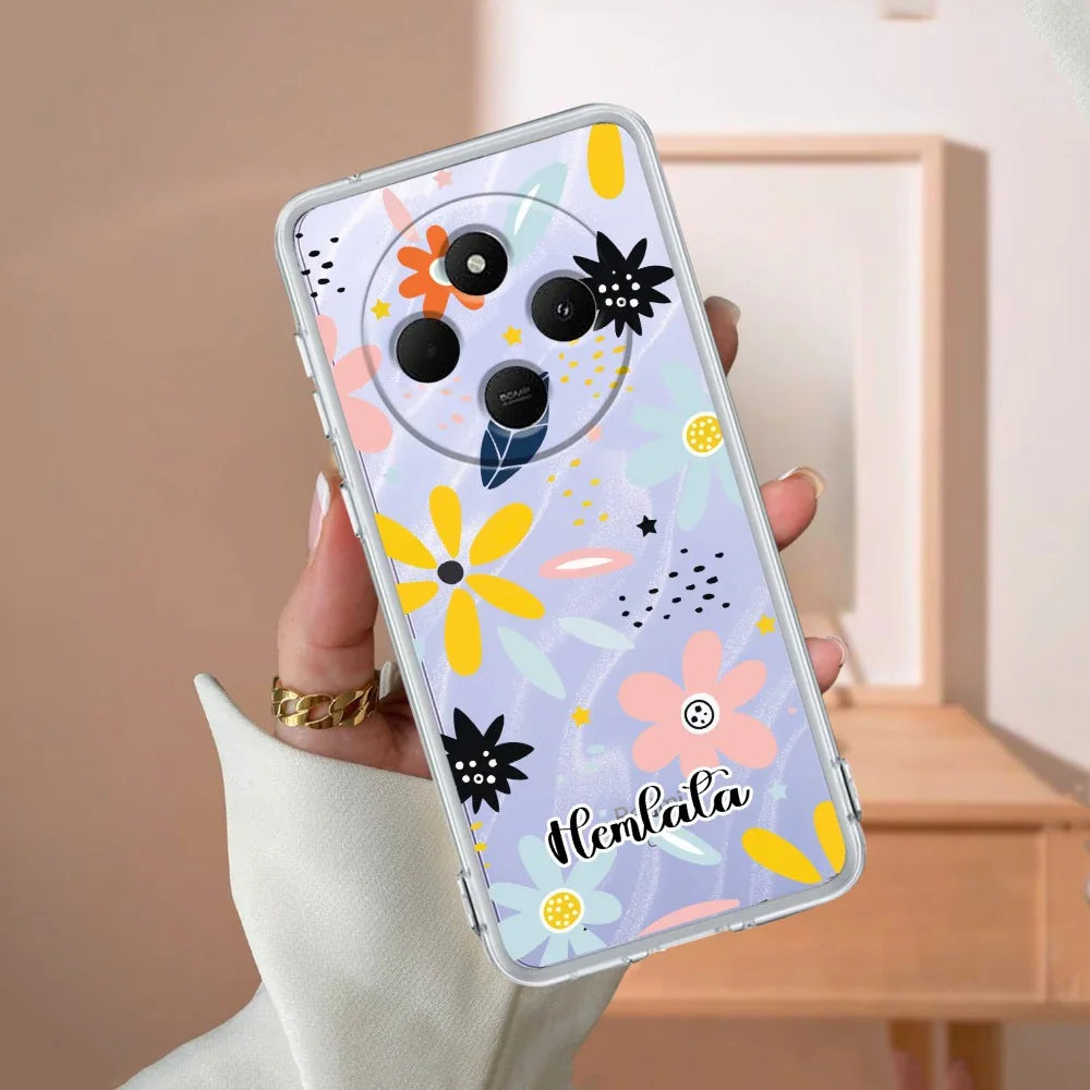 Cute Love Couple Customize Transparent Silicon Case For Poco - ShopOnCliQ