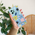 Multi Floral Customize Transparent Silicon Case For Redmi Note 12 4G