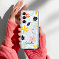 Multi Floral Customize Anti Yellow Case For Samsung Galaxy A37 5G