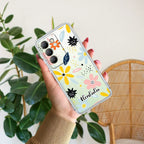 Multi Floral Customize Transparent Silicon Case For Vivo Y200e 5G