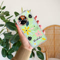 Multi Floral Customize Transparent Silicon Case For Vivo T3X 5G