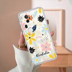 Multi Floral Customize Transparent Silicon Case For Vivo T4 Ultra 5G