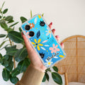 Multi Floral Customize Transparent Silicon Case For Vivo V29E 5G