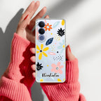 Multi Floral Customize Anti Yellow Case For Vivo V70 FE 5G