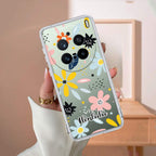 Multi Floral Customize Transparent Silicon Case For Vivo X200 Pro 5G
