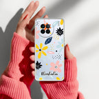 Multi Floral Customize Anti Yellow Case For Vivo X90 5G