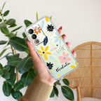 Multi Floral Customize Transparent Silicon Case For Vivo V50e 5G
