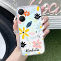 Multi Floral Customize Transparent Silicon Case For Vivo Y28 5G