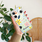 Multi Floral Customize Transparent Silicon Case For Vivo Y300 Plus 5G