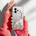 MultiColor Floral Customize Transparent Silicon Case For iQOO Neo 10R 5G