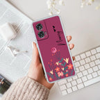 MultiColor Floral Customize Anti Yellow Case For Motorola Edge 50 Fusion 5G