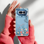 MultiColor Floral Customize Anti Yellow Case For Nothing Phone 4A 5G
