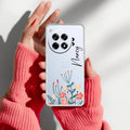 MultiColor Floral Customize Anti Yellow Case For OnePlus 12R 5G