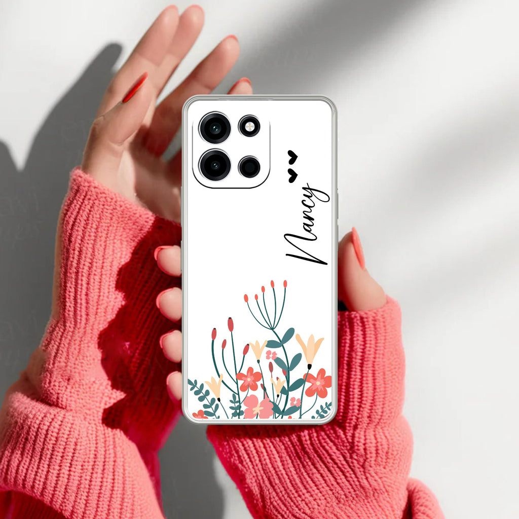MultiColor Floral Customize Anti Yellow Case For OnePlus Nord 6 5G