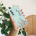 MultiColor Floral Customize Transparent Silicon Case For OnePlus Nord CE 4 5G