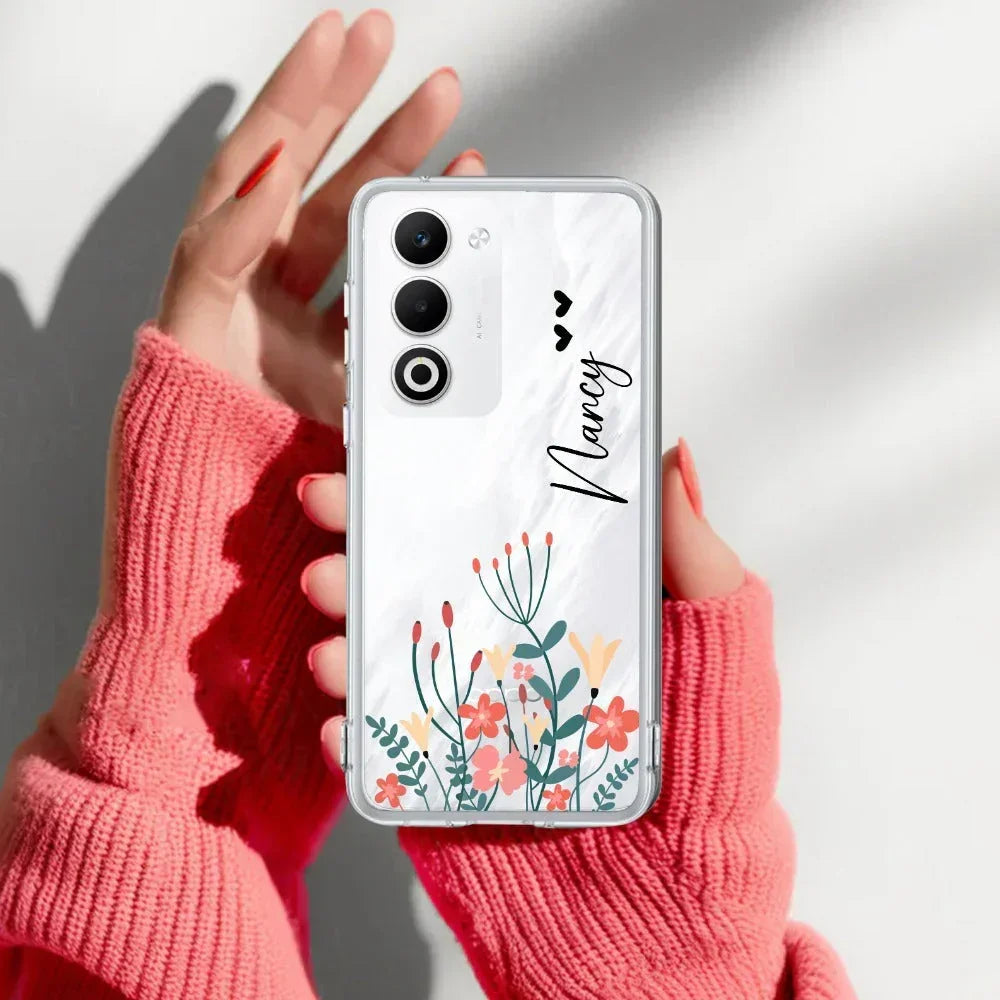 MultiColor Floral Customize Anti Yellow Case For Oppo A5 5G