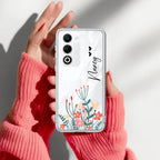 MultiColor Floral Customize Anti Yellow Case For Oppo A5 5G