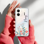 MultiColor Floral Customize Anti Yellow Case For Oppo A5X 5G