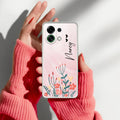 Blue Floral Customize Anti Yellow Case For OPPO K13 Turbo Pro 5G