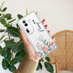 MultiColor Floral Customize Anti Yellow Case For Oppo Reno 11 Pro 5G