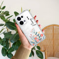 MultiColor Floral Customize Anti Yellow Case For Oppo Reno 13 5G