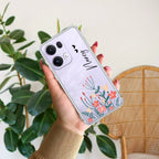 MultiColor Floral Customize Anti Yellow Case For Oppo Reno 13 Pro 5G