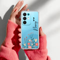 MultiColor Floral Customize Anti Yelllow Case For Realme 15X 5G