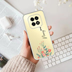 MultiColor Floral Customize Anti Yelllow Case For Realme C63 5G