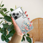 MultiColor Floral Customize Anti Yelllow Case For Realme GT 6 5G