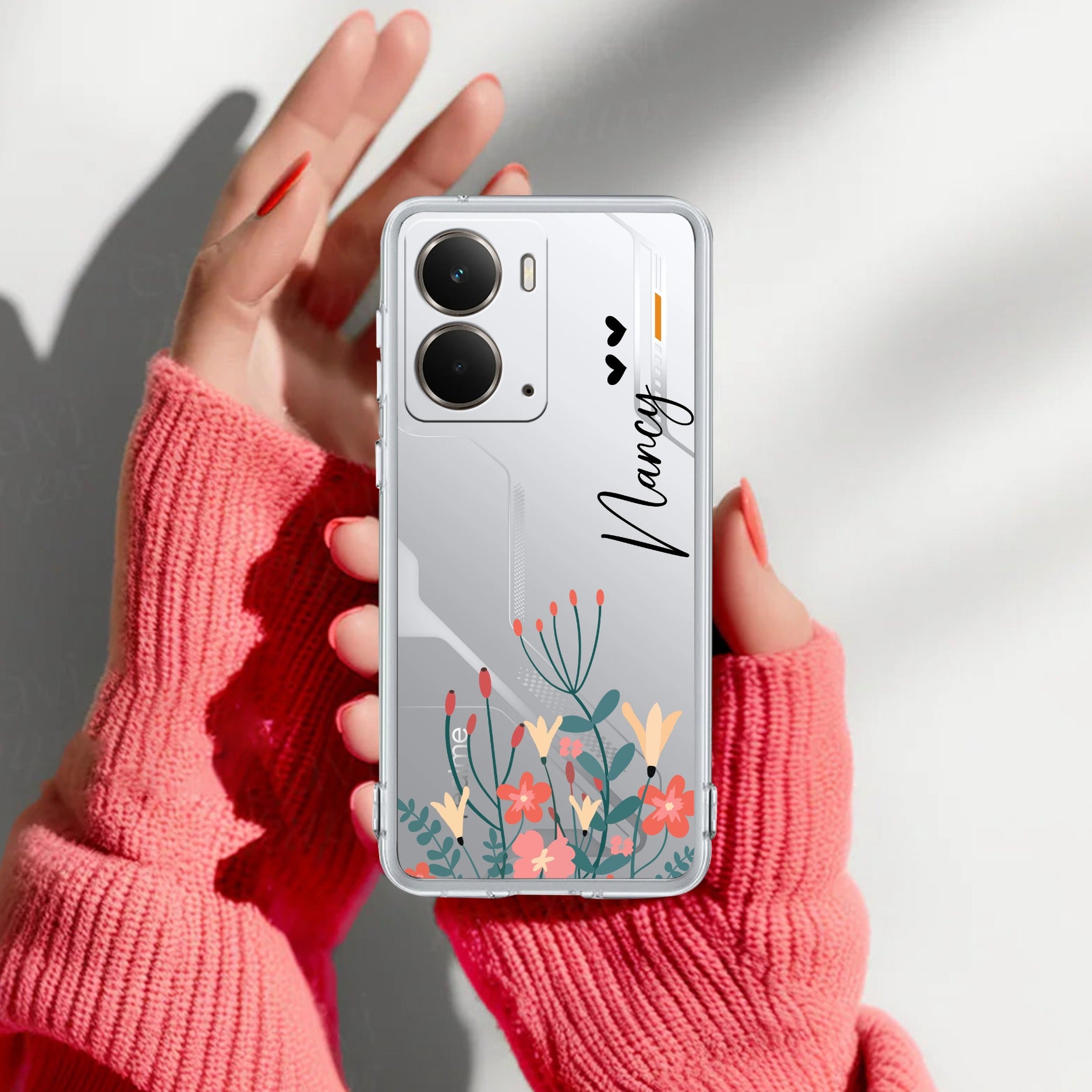 MultiColor Floral Customize Anti Yelllow Case For Realme P3 5G