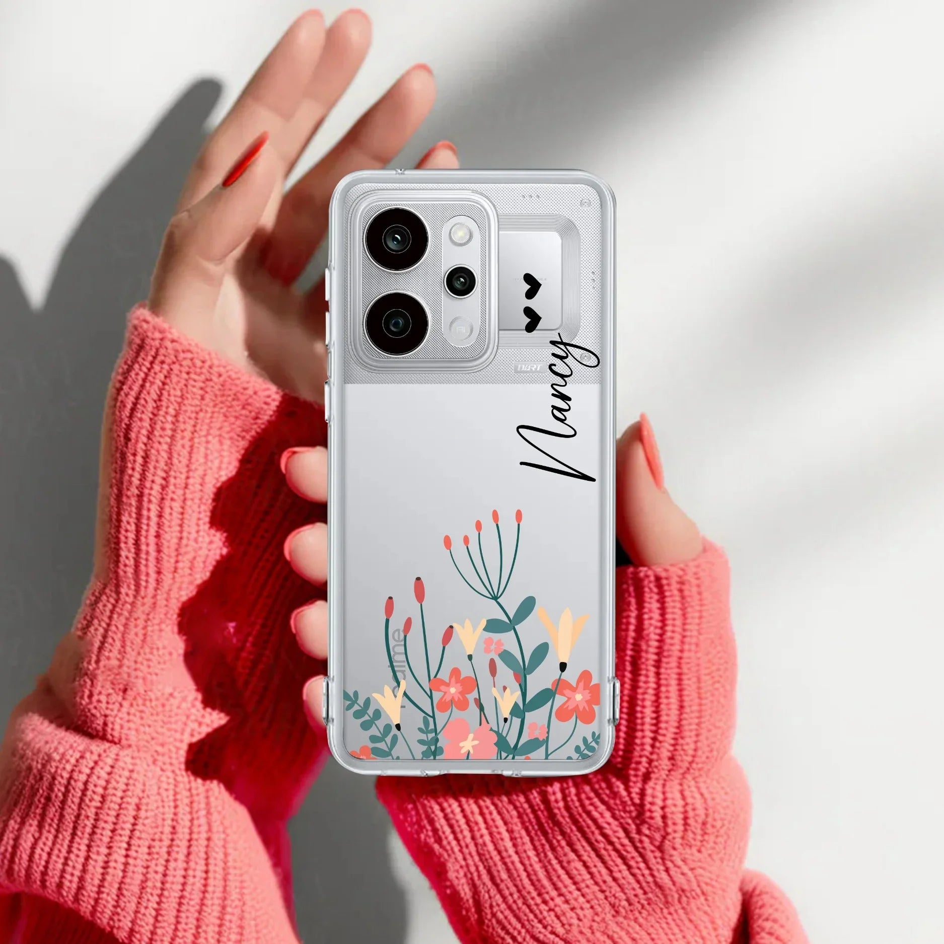 MultiColor Floral Customize Anti Yelllow Case For Realme P4 Power 5G