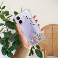 MultiColor Floral Customize Transparent Silicon Case For Vivo T5X 5G