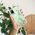 MultiColor Floral Customize Transparent Silicon Case For Vivo V21 5G