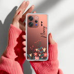 MultiColor Floral Customize Transparent Silicon Case For Vivo Y400 5G