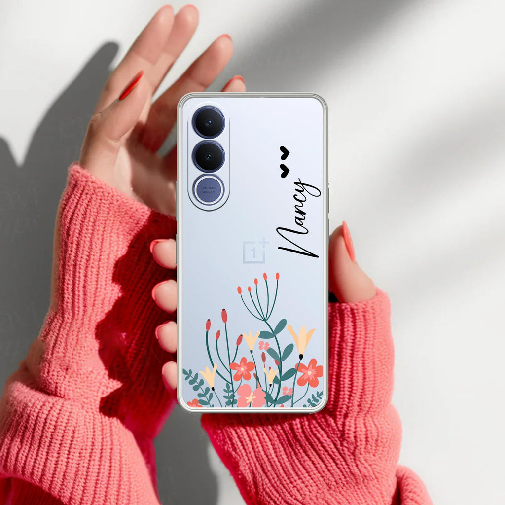 MultiColor Floral Customize Anti Yellow Case For Vivo V70 FE 5G
