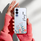 MultiColor Floral Customize Anti Yellow Case For Vivo V70 FE 5G