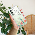 MultiColor Floral Customize Transparent Silicon Case For Vivo Y200 5G