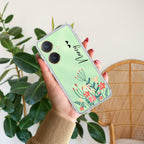 MultiColor Floral Customize Anti Yellow Case For Vivo Y27 4G