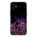 Multicolor Flower Print Glass Case Cover For iPhone 12 mini