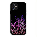 Multicolor Flower Print Glass Case Cover For iPhone 12