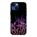 Multicolor Flower Print Glass Case Cover For iPhone 13 mini