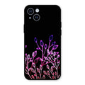 Multicolor Flower Print Glass Case Cover For iPhone 14 Plus