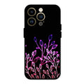 Multicolor Flower Print Glass Case Cover For iPhone 14 Pro