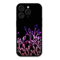 Multicolor Flower Print Glass Case Cover For iPhone 15 Pro Max