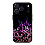 Multicolor Flower Print Glass Case Cover For iPhone 17 Pro