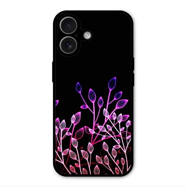 Multicolor Flower Print Glass Case Cover For iPhone 17
