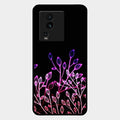 Multicolor Flower Print Glass Case Cover For Iqoo Neo 7 Pro 5G