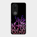 Multicolor Flower Print Glass Case Cover For Iqoo Z10R