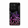 Multicolor Flower Print Glass Case Cover For Motorola Edge 60 Pro 5G