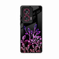Multicolor Flower Print Glass Case Cover For Motorola G85 5G